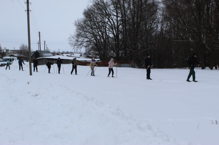Лыжный пробег, посвященный 80-летию полного освобождения Ленинграда от фашистской блокад.